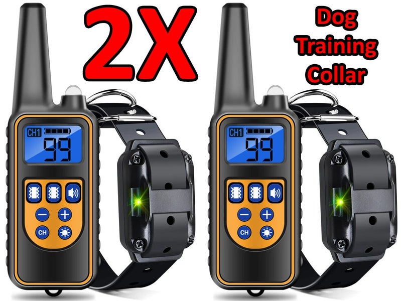 2 Sets Dog Training Collar NZ Clearance Carousel 2