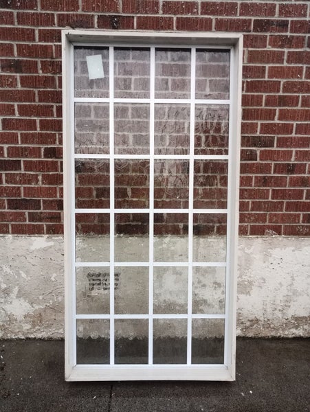 24 PANE - COLONIAL STYLE Aluminium Window White 900 W x 1800 H [#1592 MA] Carousel 2