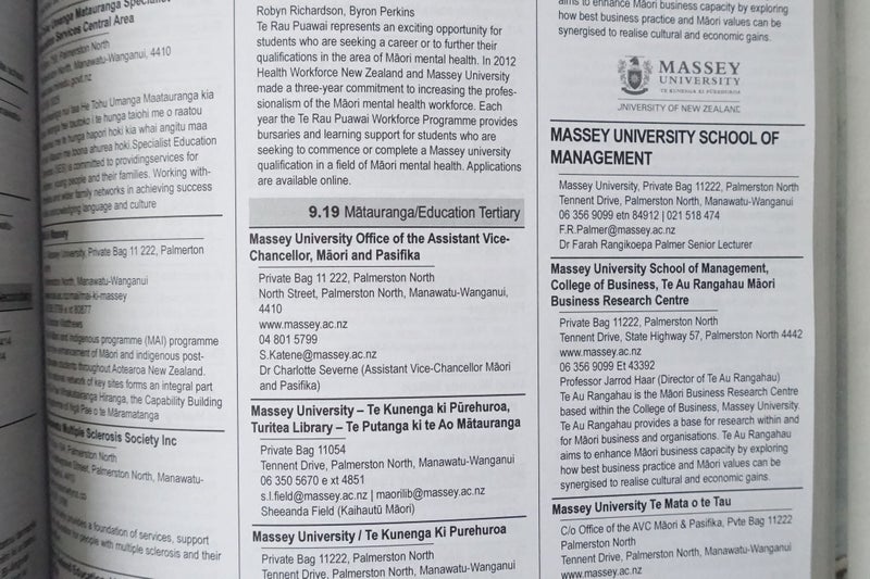 TAKOA Maori Directory: TAKOA Te Aka Kumara O Aotearoa 2020-2021 (SKU BK34) Carousel 8