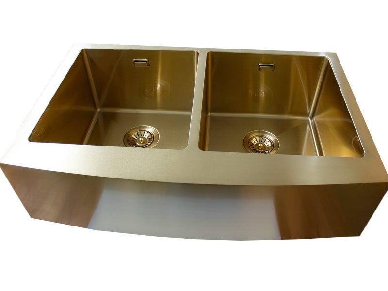 STAINLESS STEEL SINK DOUBLE GOLD Carousel 2