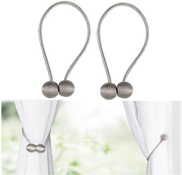 4Pcs Magnetic Curtain Tiebacks Gray Free Shipping | Local Stock Carousel 2