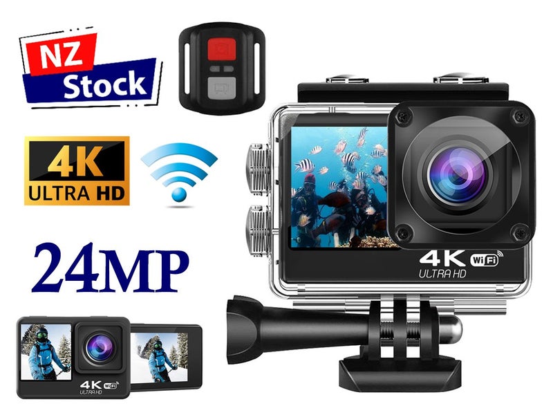 New 4K WiFi Smart Action Camera on Afterpay Carousel 1
