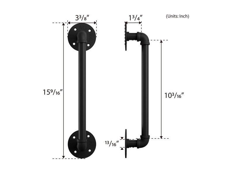 Barn Door Handle Set x4 Carousel 7