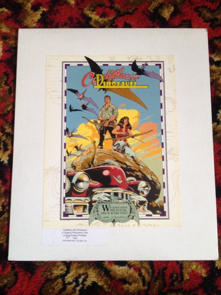 Cadillacs and Dinosaurs 3x Production Cels RARE/M.Schultz Carousel 1
