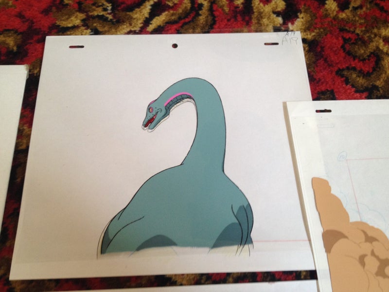 Cadillacs and Dinosaurs 3x Production Cels RARE/M.Schultz Carousel 2