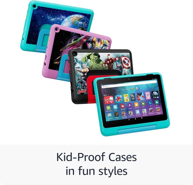 All-New Amazon Fire HD 8 Kids Tablet with Kid-Proof Case - 32GB, Jungle Cat Carousel 2