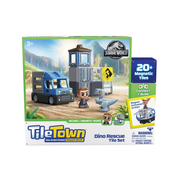 Tile Town Jurassic World - Dino Scape Tile Set Carousel 1