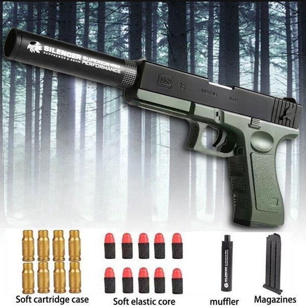 1set Realistic Safe Toy Double Barrel Gun for Kids/Teen w/Ejecting Shell Soft... Carousel 1