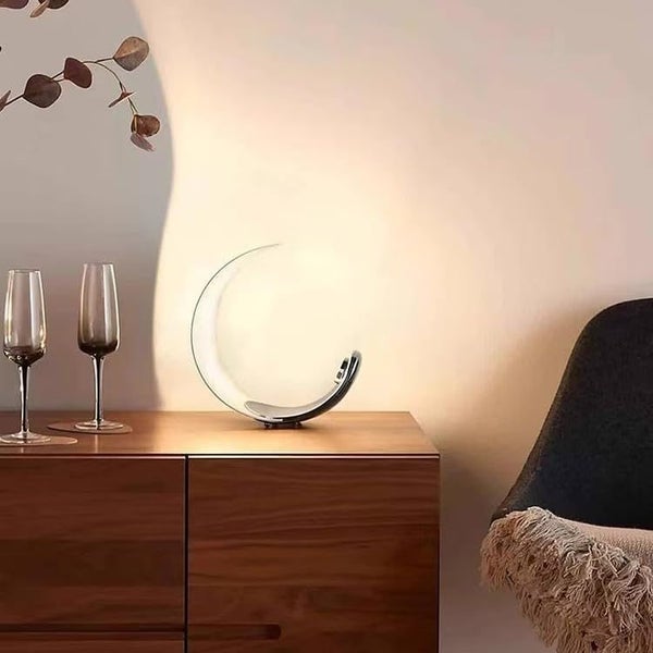 Moon Table Lamp,Simple Modern Night Light, Dimmable Table Lamp Bedside Lamp Carousel 5
