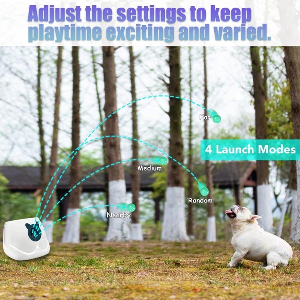 Ball Thrower for Dogs, Automatic Dog Ball Launcher , Auto Ball Thrower Carousel 2