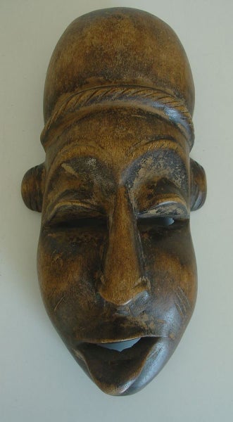 African Traditional Wooden Mask Carousel 1