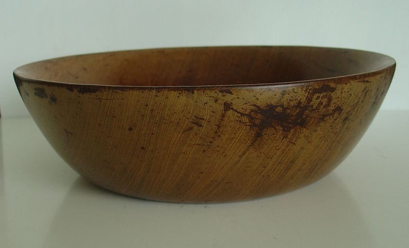 Mid Century NZ Made Mahoghany Bowl Carousel 9