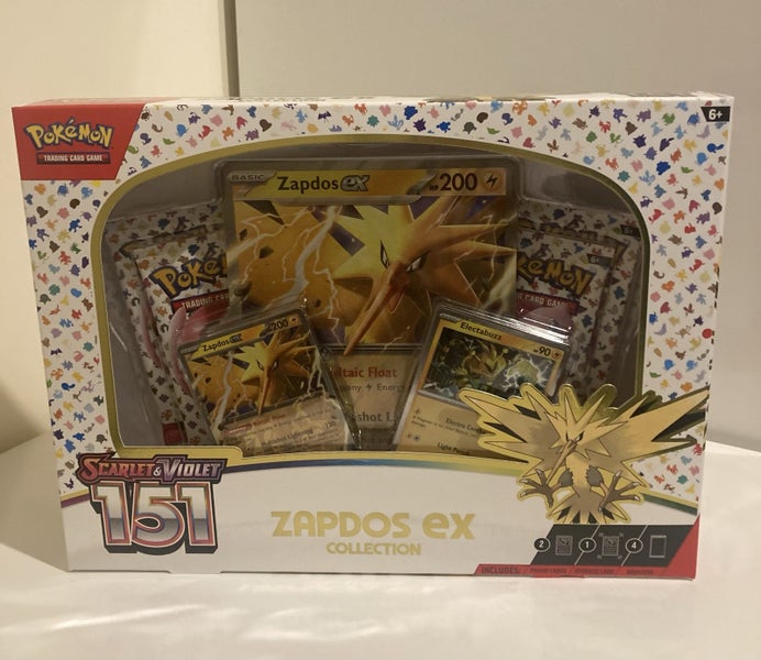 Pokemon TCG Scarlet & Violet 151 Zapdos Ex Collection *Brand New/Factory Sealed* Carousel 1