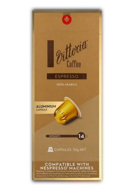 Vittoria Coffee: Compatible Coffee Capsules - Espresso 10s x 6 Carousel 2