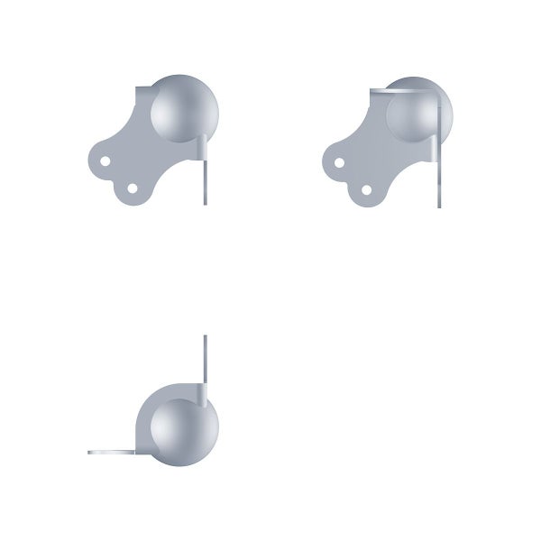 Penn Elcom - C1395Z - Large 2 Leg Ball Corner with Radius Cut-Out. Carousel 3
