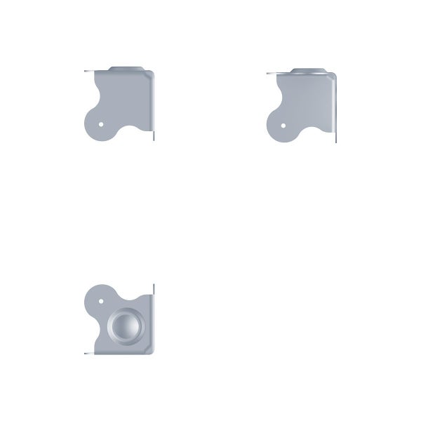 Penn Elcom - C1935Z - Female Stacking Flat Corner with 4mm Radius Carousel 3