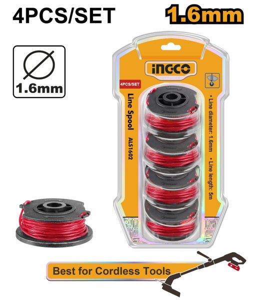 Line Spool 1.6mm 4pc Set Carousel 1
