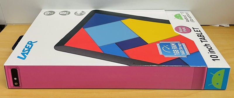 LASER 10.1" HD Quad Core 16GB Android Tablet Rose Pink Carousel 2