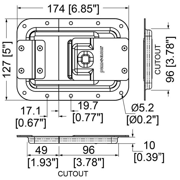 Penn Elcom - D0553-SD - Lid Stay with Anti-Slam System Carousel 2
