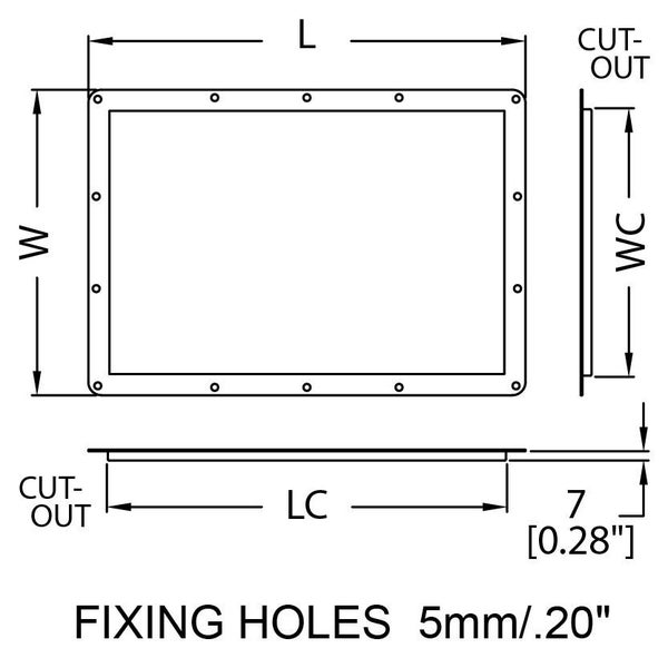 Penn Elcom - D2115Z - Recessed Label Dish for Self-Adhesive Tour Labels - Zink Carousel 2