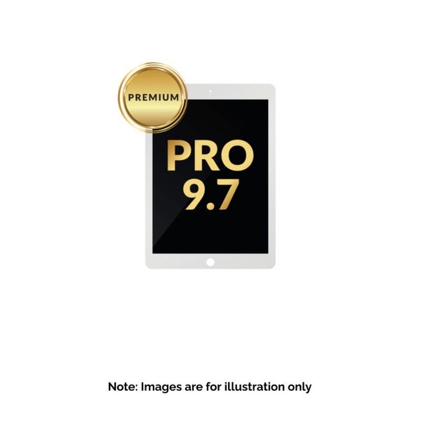 iPad Pro 9.7 Screen OEM LCD Assembly WHITE Premium Carousel 1