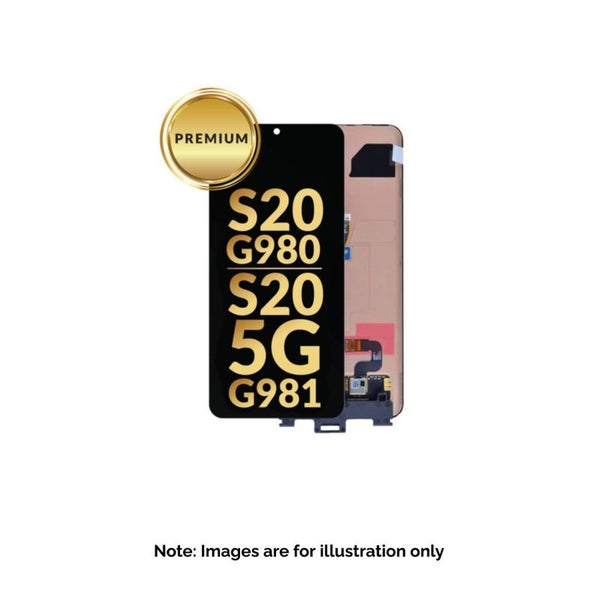 Samsung S20 OEM Screen Assembly Black (Premium) Carousel 1