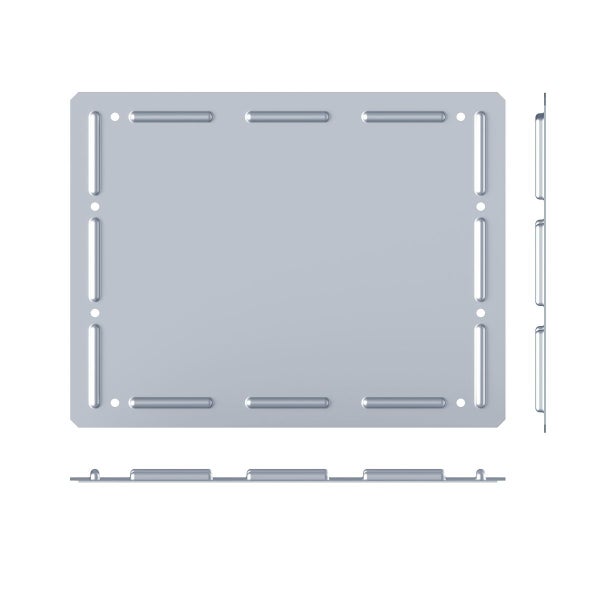 Penn Elcom - D4116Z - Surface Mount Label Dish for Self-Adhesive Tour Labels ... Carousel 3