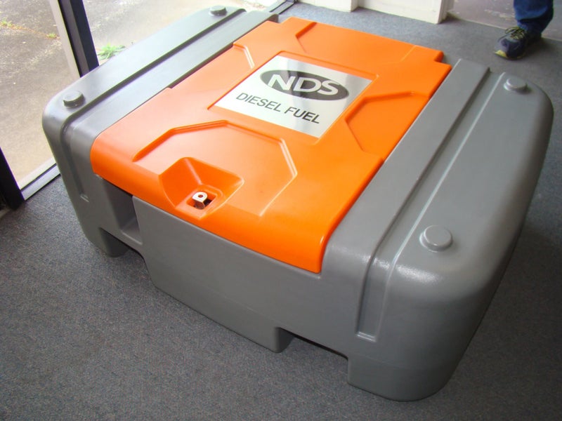 MOBILE DIESEL TANK 200L with Pump Delivery Nozzle & Lockable Cover DD-200NZ Carousel 2