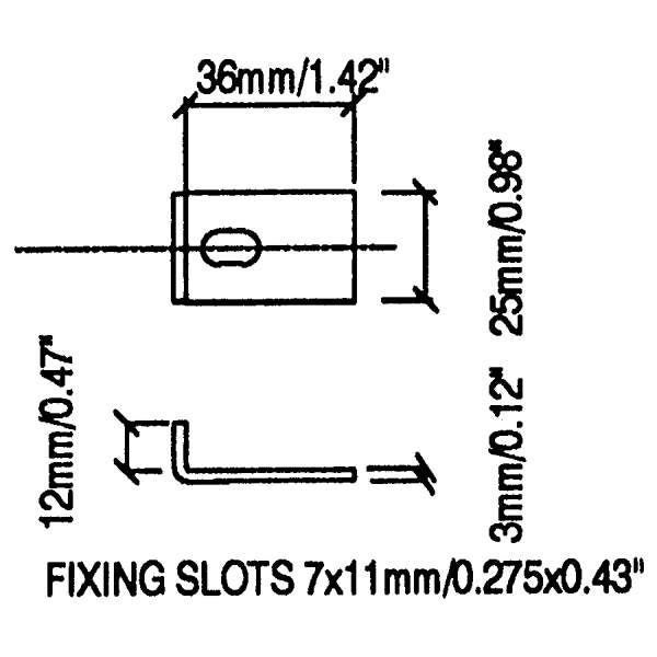 Penn Elcom - G0755 - 36mm Long Black Speaker Clamp Carousel 2