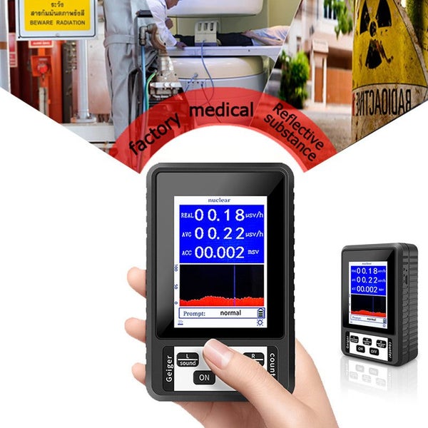 New XR-1 Nuclear Radiation Detector Color Display Screen Geiger Counter Perso... Carousel 7