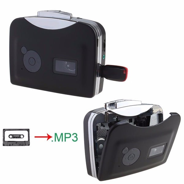 Tape to MP3 Recording into Flash Drive Adapter Music USB Cassette Player Conv... Carousel 1