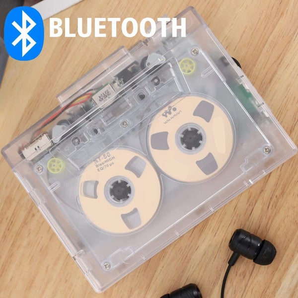 HIFI Sound Retro Nostalgia Bluetooth5.0 tape player Transparent PlayerDual Tr... Carousel 2