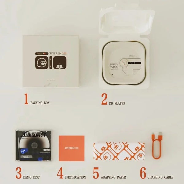 Portable Dazzg Colour Music Walkman Bluetooth 5.3 Rechargeable HIFI CD Player... Carousel 7