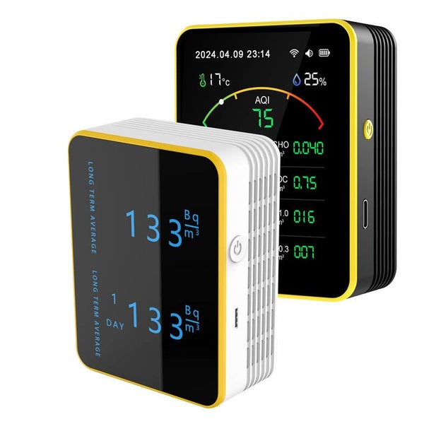 Tuya WiFi 15 in 1 Air Quality Detector Household Portable AQI PM0.3 PM1.0 PM2... Carousel 7