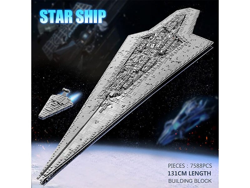 Super Star Destroyer Model Ship, Executor Star Dreadnought Building Toy Carousel 2