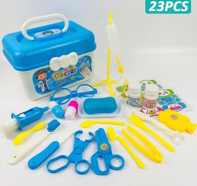 23pc Kids Play Doctors Kit Carousel 1