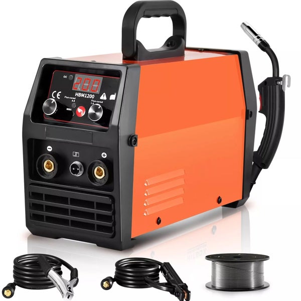 3in1 MIG Welder 200A 220V Stick/ARC Lift TIG MIG Gasless Welding Machine Carousel 1