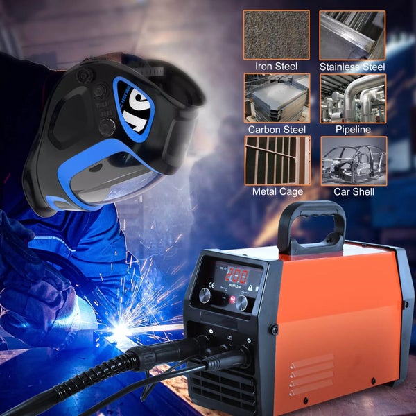 3in1 MIG Welder 200A 220V Stick/ARC Lift TIG MIG Gasless Welding Machine Carousel 13