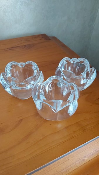 Glass Candle Holders x 3 Carousel 1