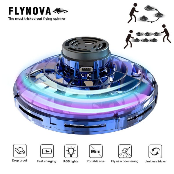 1set Flying Orb Ball Boomerang Fly Nebula Spinner Toys Soaring Hover UFO Mini... Carousel 15