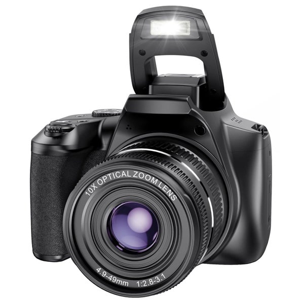 W2 64Mp 4K 3 Inch Screen 10X Optical Zoom & 4X Digital Zoom Camera Package One Carousel 1