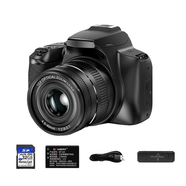 W2 64Mp 4K 3 Inch Screen 10X Optical Zoom & 4X Digital Zoom Camera Package One Carousel 2