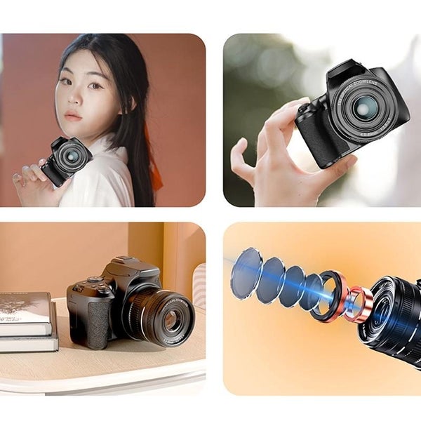 W2 64Mp 4K 3 Inch Screen 10X Optical Zoom & 4X Digital Zoom Camera Package One Carousel 9