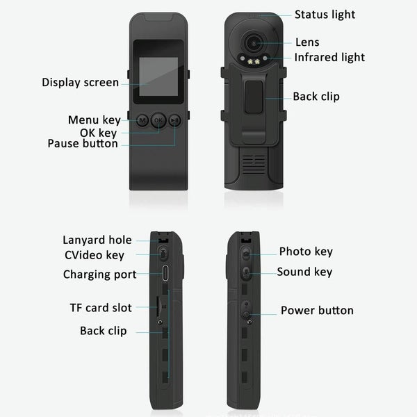 Kv1 58 Million Pixels 1.5-Inch Lcd Screen Hd Pocket Camera Video Recorder Wit... Carousel 6