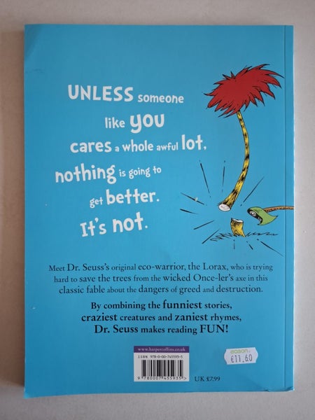Kid's Book Dr Seuss The Lorax NEW Carousel 2
