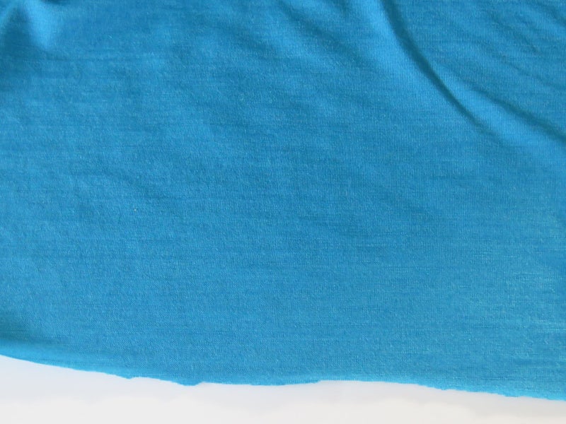 1.5m Belmont Teal 44% merino 43% tencel 13% nylon 150g jersey knit fabric Carousel 2