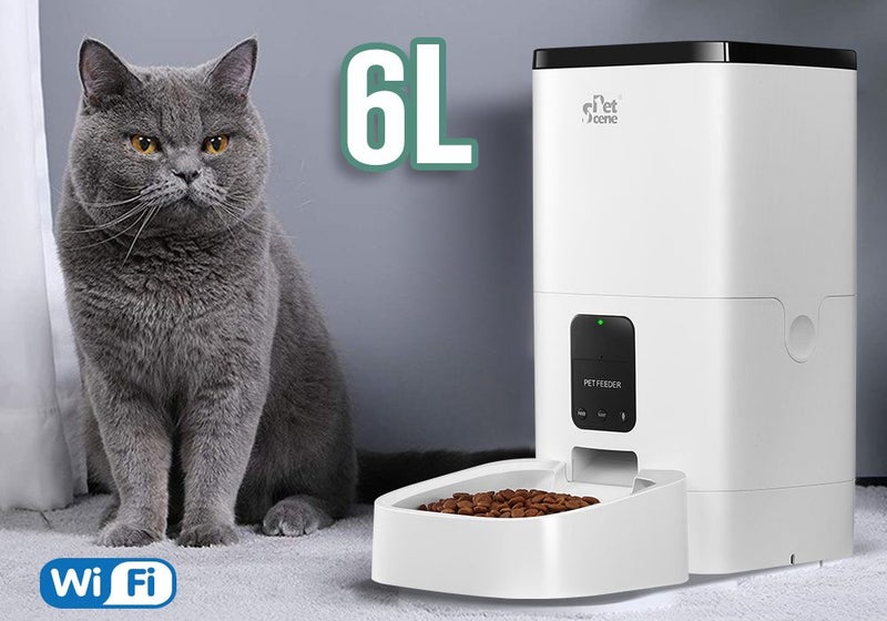 Auto Pet Feeder,Dog Cat Feeder Wi-Fi Carousel 1