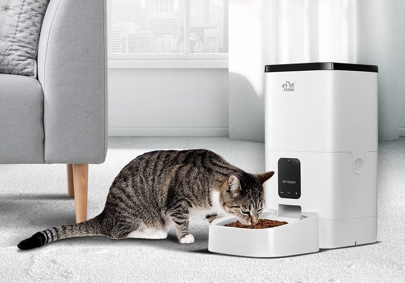 Auto Pet Feeder,Dog Cat Feeder Wi-Fi Carousel 2