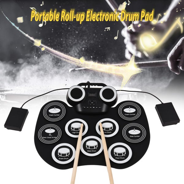 electronic drum pad roll-up electronic drum pad silicon digital drum digital Carousel 2