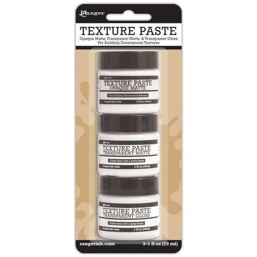 Ranger Ink Texture Paste 1oz 3/pk - Ranger Carousel 1